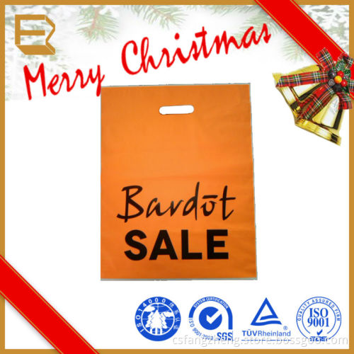 Christmas shopping sell like Hot cakes Plastic clear bag gift bags manufacturers customized